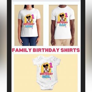 Gracie’s Corner Birthday Tshirts Family Bundle